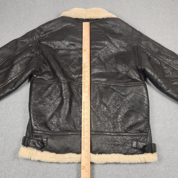 Vintage USAF Pilot Jacket Type G8 XL Genuine Sheepskin Lining Made In Turkey - Picture 12 of 16